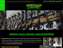 Tablet Screenshot of hoffmanarchery.com